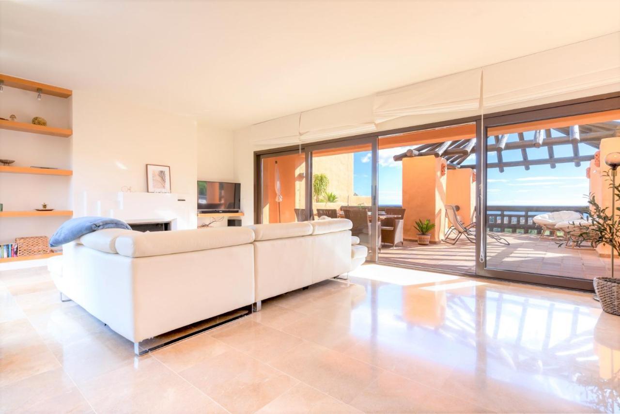 9 Penthouse With Amazing Sea Views, Close To Golf Manilva Duquesa Luaran gambar